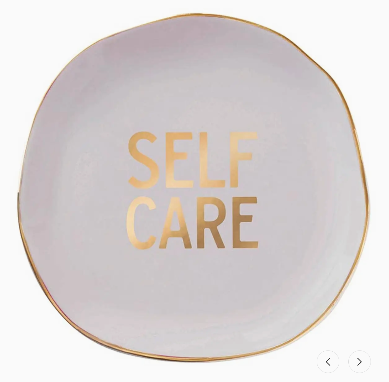 Ceramic Tray with Makeup Sponge - Self Care