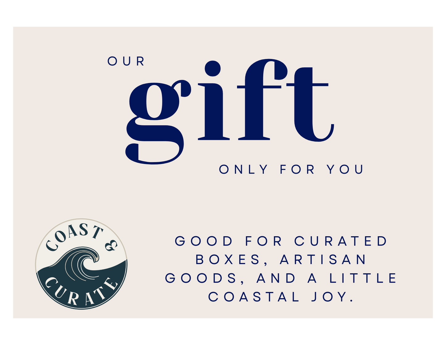 Coast & Curate Gift Card