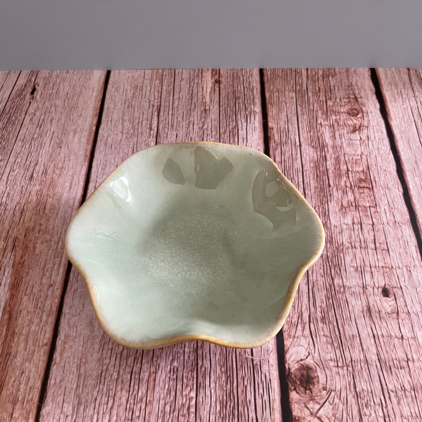 Coastal Glazed Ceramic Catch-All Dish