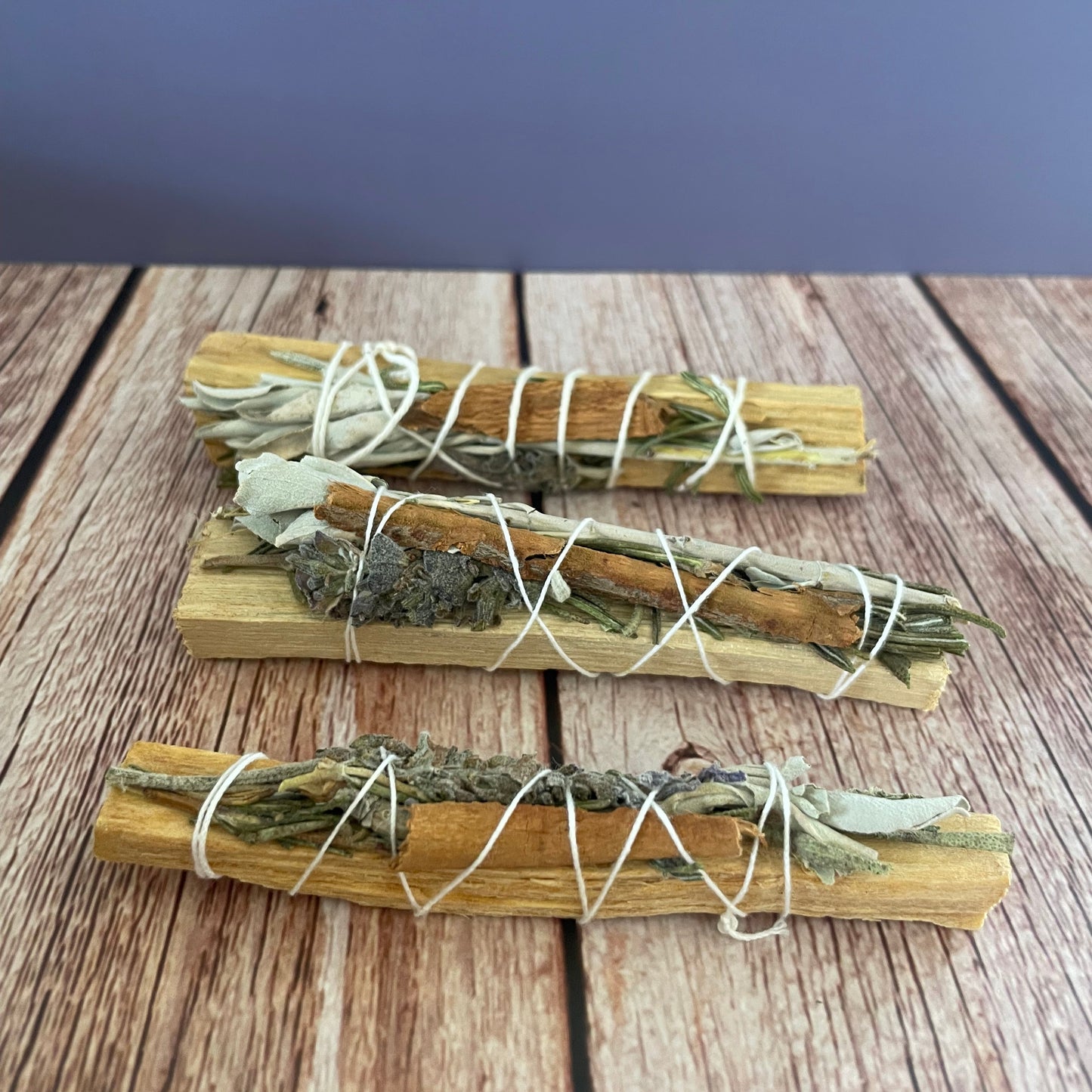 Palo Santo + Floral Herb Smudge Bundle