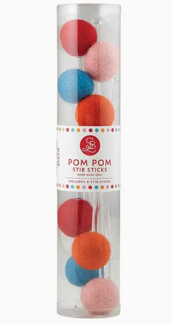 Pom Pom Stir Sticks